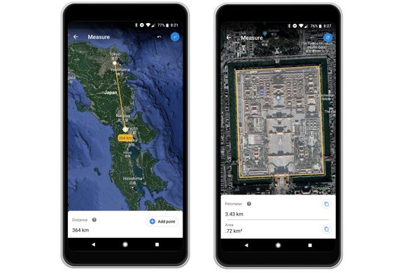 قوقل تطلق أداة قياس للمساحات على Google Earth