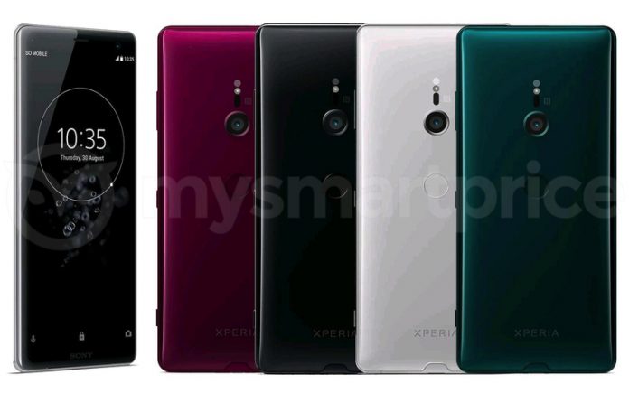 صور مسربة لهاتف سوني Xperia XZ3 تظهر احتفائه بأربع ألوان مختفلة