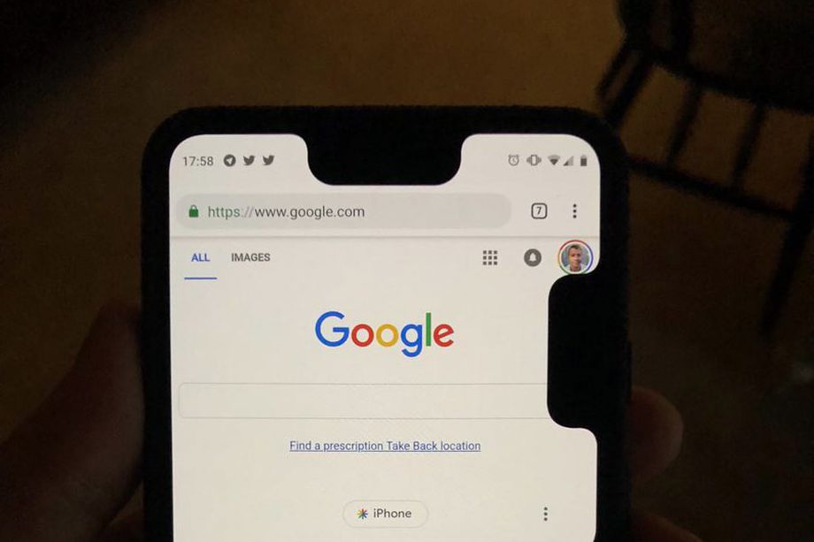 نتوء جانبي للشاشة يظهر في هواتف Pixel 3 XL بسبب خلل برمجي