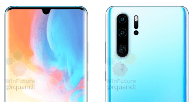 صور مسربة لهاتف P30 Pro تكشف عن 4 كاميرات بالخلف