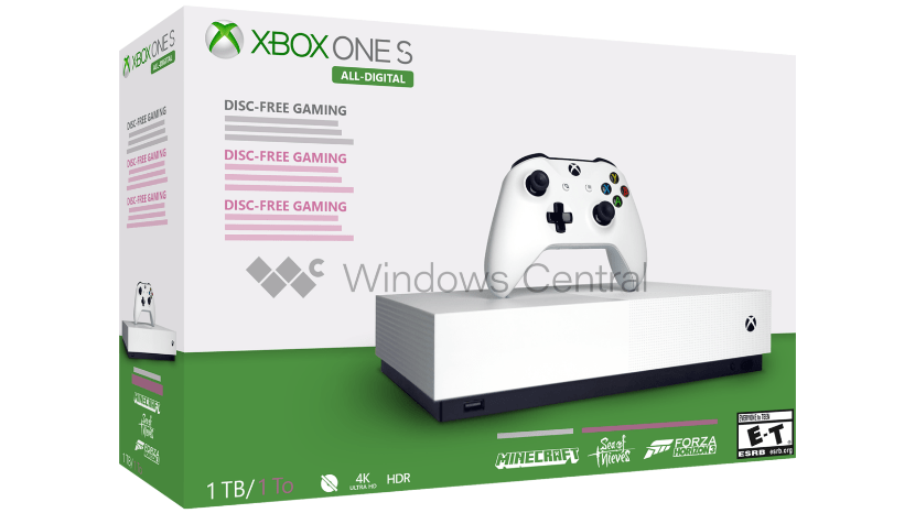 تقرير: مايكروسوفت ستطلق Xbox One S All-Digital في السابع من مايو المقبل