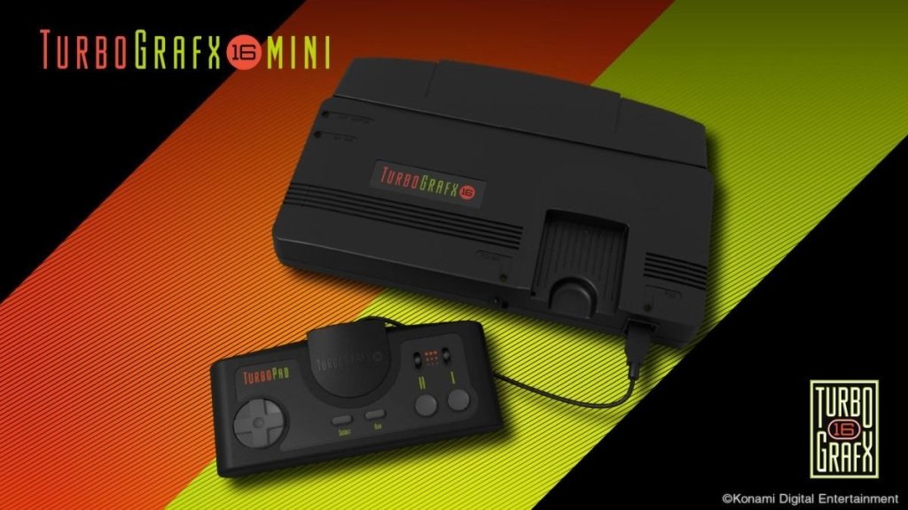 كونامي تعيد TurboGrafx-16 إلى الواجهة مع نسخة مصغرة وبألعاب كلاسيكية