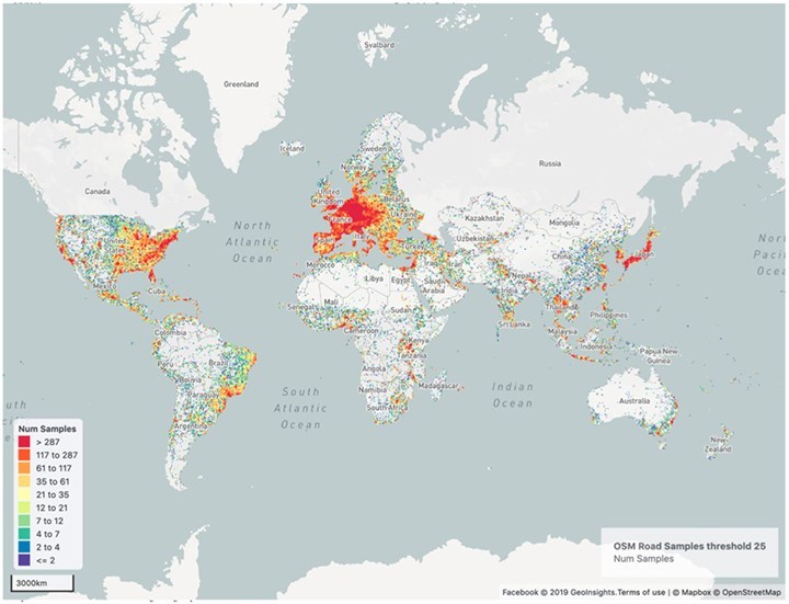 فيسبوك تتيح تقنيات الذكاء الاصطناعي في الخرائط لجميع مستخدمي OpenStreetMap