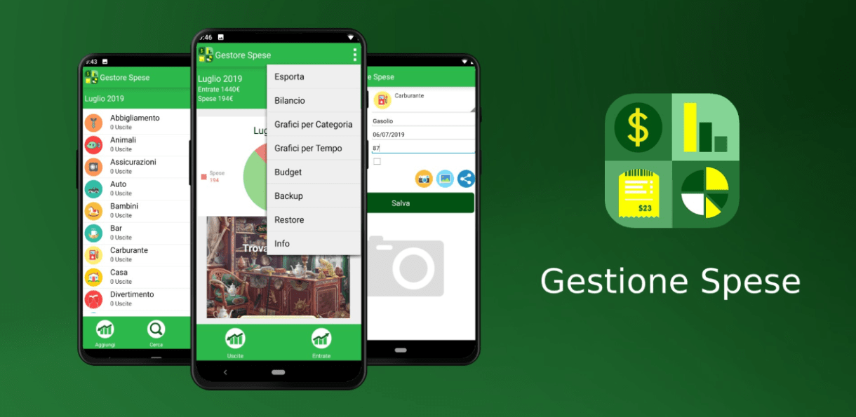 Gestione Spese: تطبيق جديد لإدارة نفقاتك على أندرويد