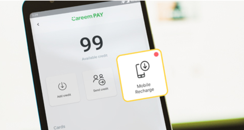 كريم تطلق خدمة شحن رصيد الهواتف المحمولة عبر محفظتها Careem Pay 