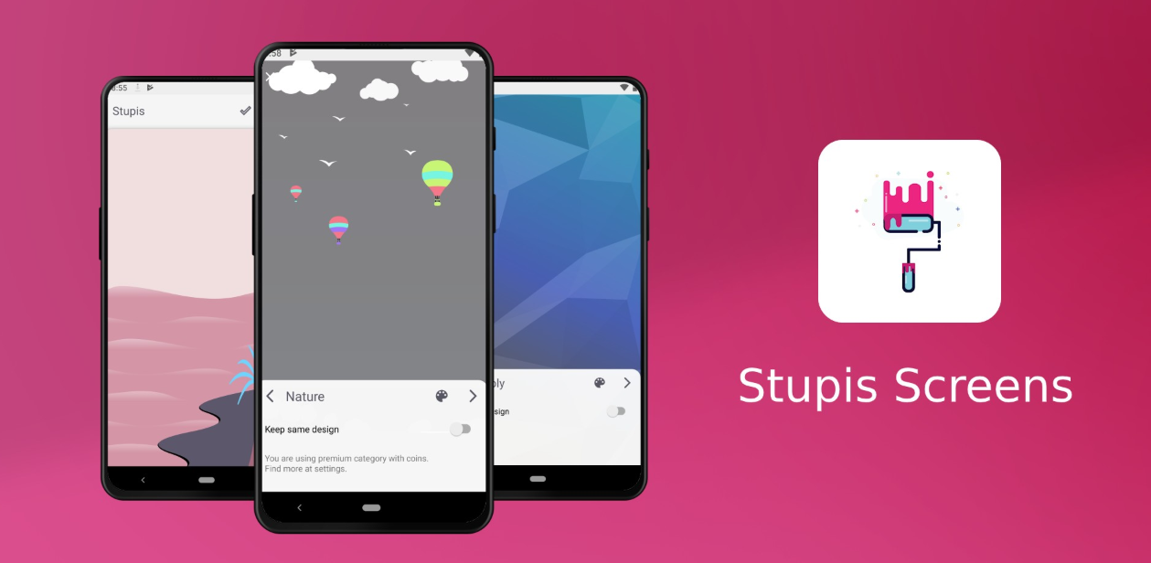جديد التطبيقات: تطبيق Stupis Screens لإنشاء عدد لا حصر له من الخلفيات الفريدة على أندرويد