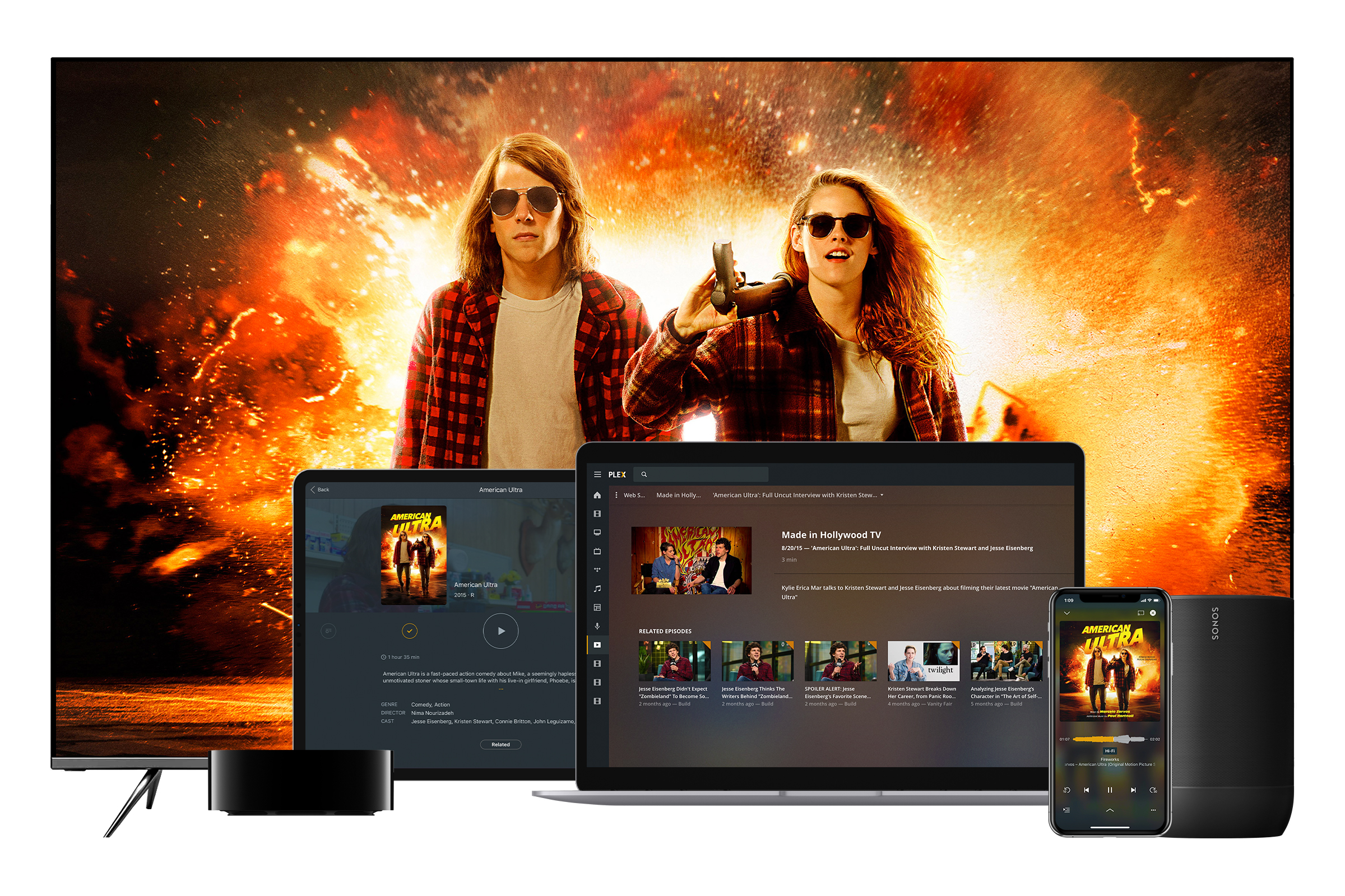 Plex تُقدّم خدمة البث المباشر المجانية للأفلام والبرامج التلفزيونية وأكثر