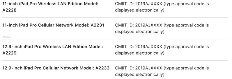 ipad pro list