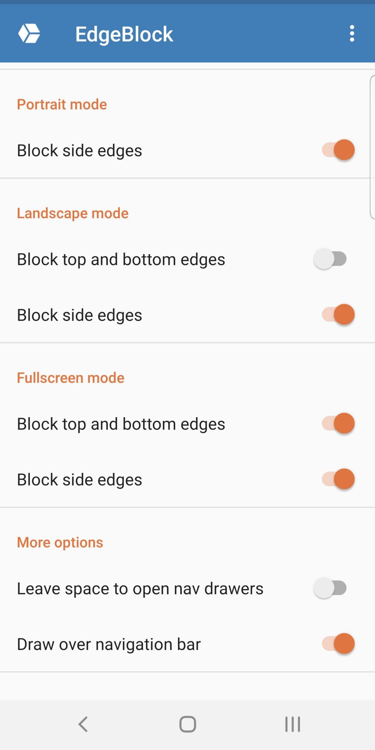 جديد التطبيقات: Edge Block لمنع اللمسات العرضية على حافة شاشة أندرويدك