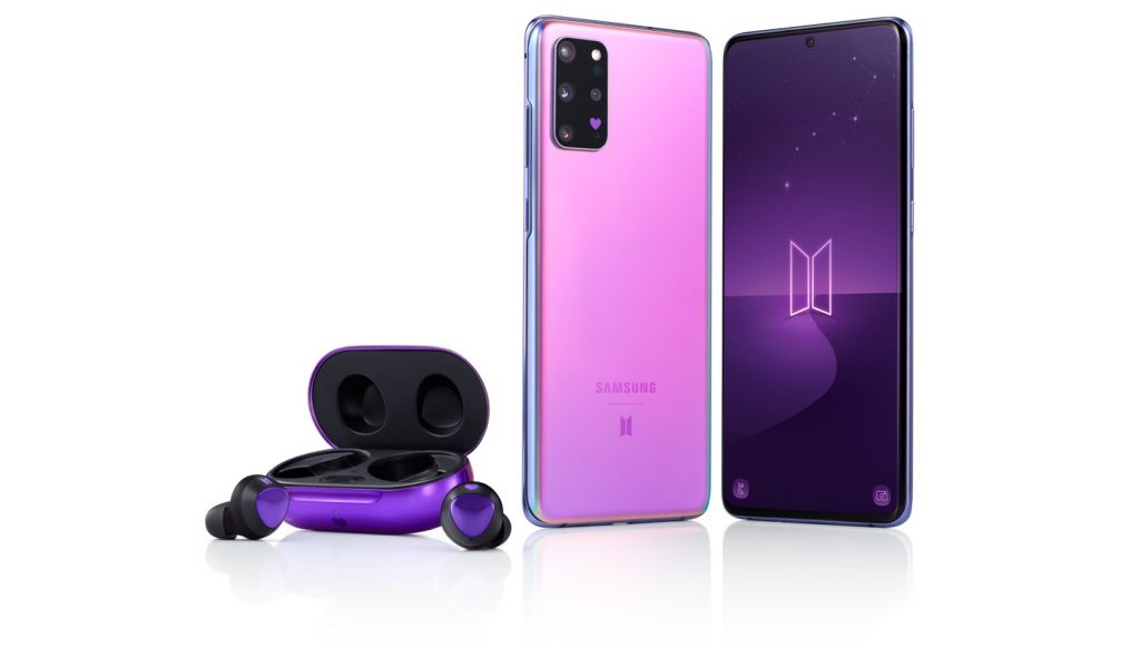 سامسونج جالكسي  Galaxy S20+ 5G BTS و Buds+ BTS 