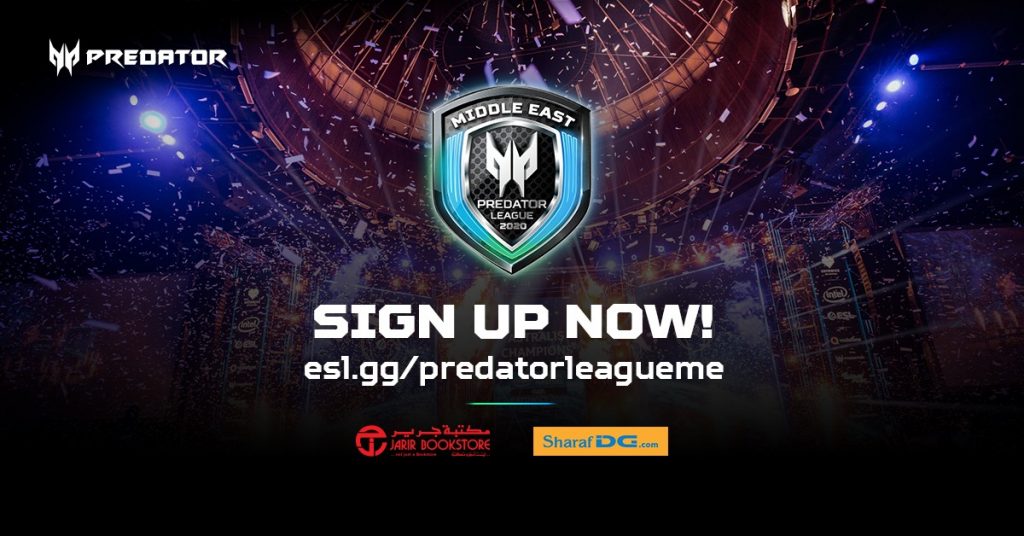 آيسر تطلق بطولة Predator League عبر الإنترنت في لعبة Counter Strike: Global Offensive في الشرق الأوسط بالتعاون مع ESL