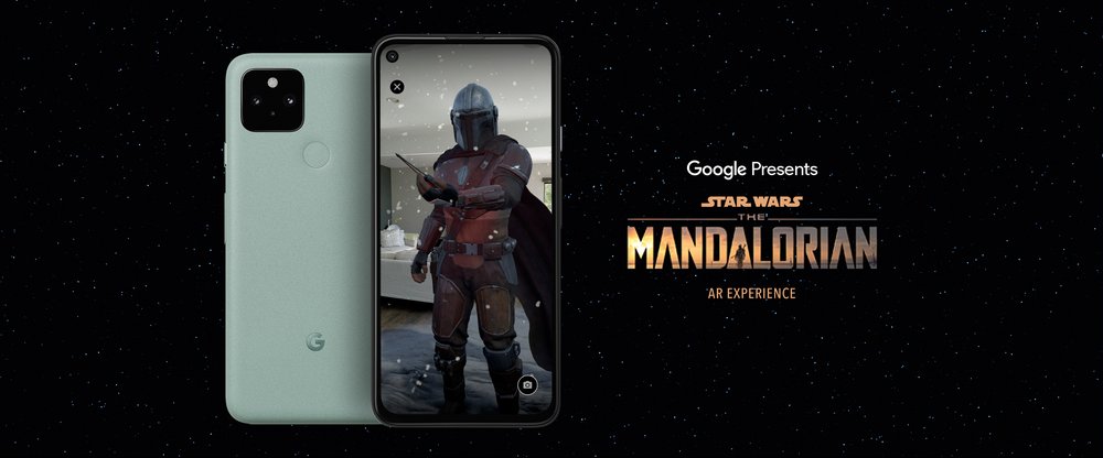 جوجل تقدم تجربة Mandalorian AR "حرب النجوم" فقط على هواتف 5G محددة